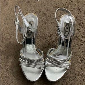 Silver heels